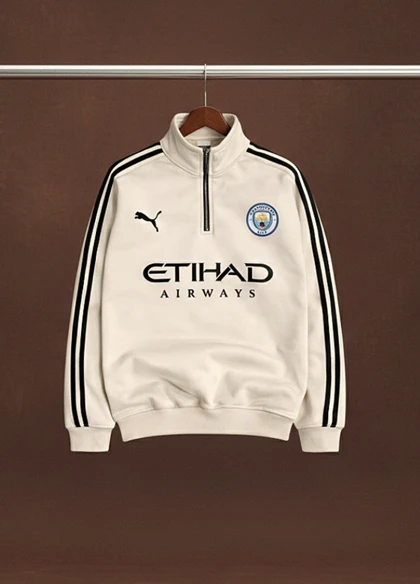 دورس نیم زیپ منچستر سیتی-کرم