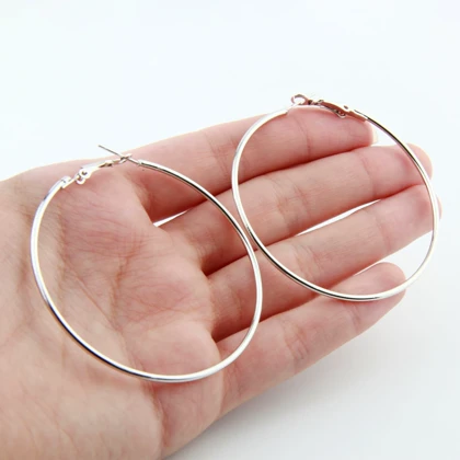 گوشواره زنانه مینمال حلقه