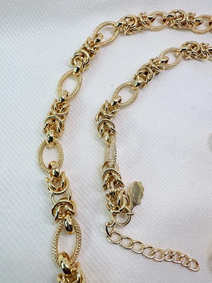 سرویس کامل برند شین مدل «گره شاهانه» | ترکیب بافت و حلقه با گارانتی 1 ساله