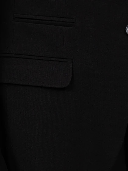 کت تک مشکی تک دکمه 3جیب فاستونی c244