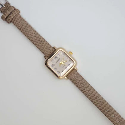 ساعت مچی زنانه باوک BAOKE بند چرمی ، اسپرت و روزمره با جعبه کادویی