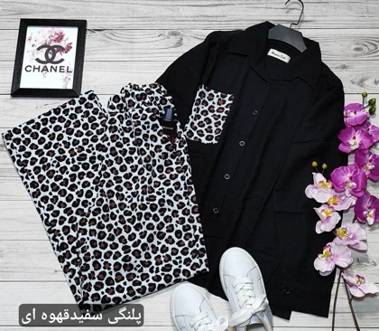 ست ترکیبی شومیز شلوار کد 50169