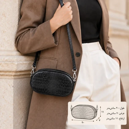 کیف چرم زنانه نفس