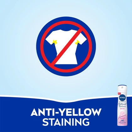 اسپری ضد تعریق زنانه نیوآ NIVEA مدل Natural Radiance 48h حجم 150ml