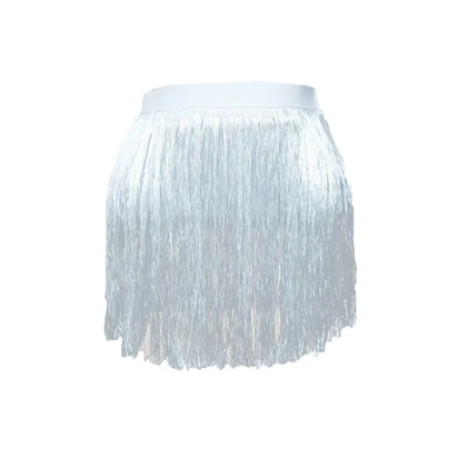 دامن ریسه ای سفید 1 تکه کد 7014