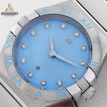 ساعت امگا صفحه آبی Omega Constellation DSB1