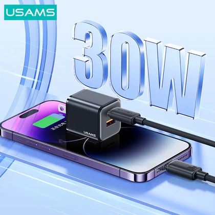 کابل تایپ سی به لایتنینگ یوسامز USAMS مدل US-SJ702 توان 30 وات 3 متر