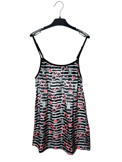 پیراهن ساتن طرح تابستان 239