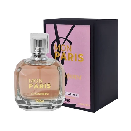 ادوپرفیوم زنانه پینک ویژوآل Pink مدل مون پاریس Mon Paris حجم 100 میلی لیتر طرح مارک