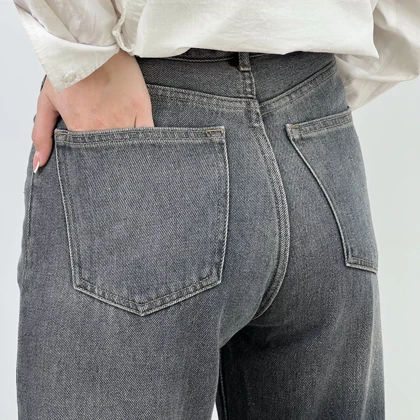 شلوار جین نیم بگ 1007748