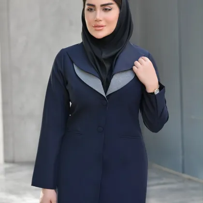مانتو شلوار اداری رسمی مدل تیسا کد 75652
