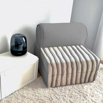 کاناپه تخت شو یک نفره راه راه مینیمال مدل M1173