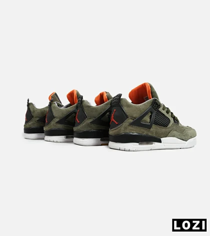 کتانی ساق‌دار مردانه سبز Nike air jordan 4