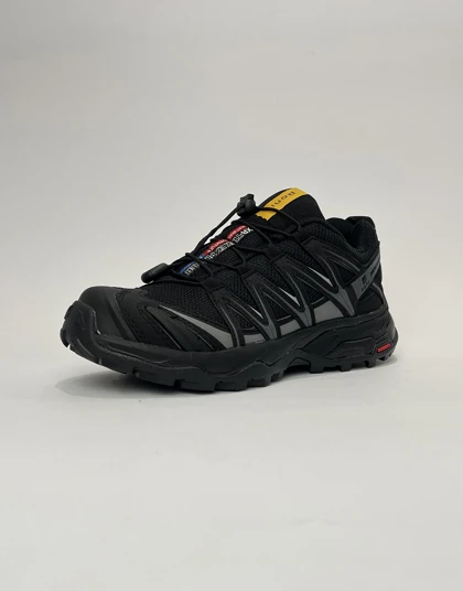 کتانی رونی طرح سالامون لاکپشتی پرو 3D مشکی زیر طوسی