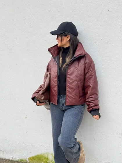 کاپشن چرم تیلور Teylor