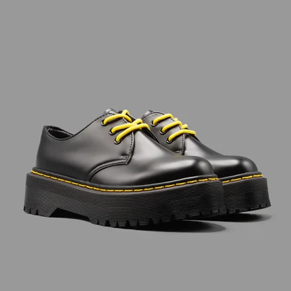 کفش دکتر مارتینز 1461 کواد پلتفرم مشکی Dr.Martens 1461 Quad Platform Black