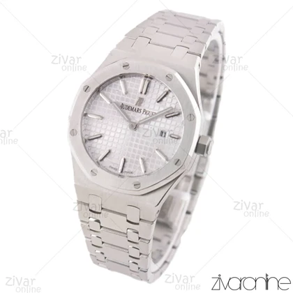 ساعت اودمار پیگه (AP) زنانه نقره ای صفحه سفید 102100