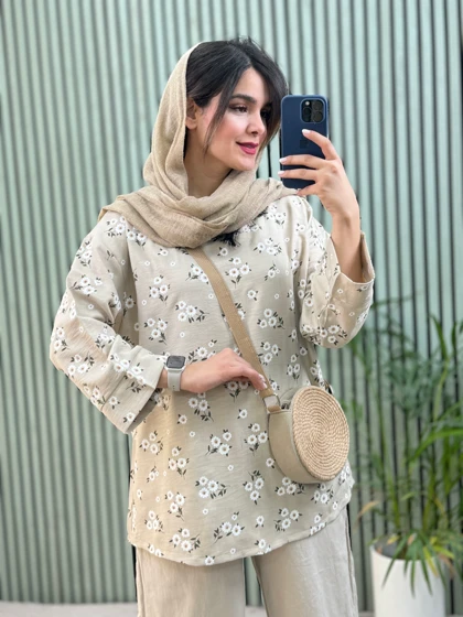 شومیز مانتویی بابونه