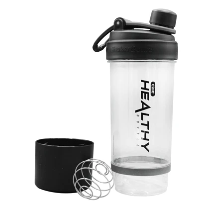 شیکر ورزشی دو تیکه هلثی مدل Cille درب پیچی ظرفیت 0.88 لیتر