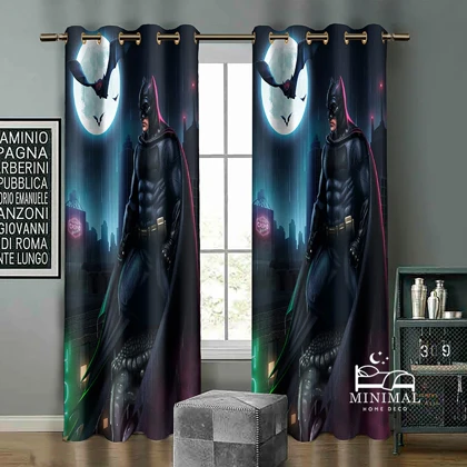 پرده کودک طرح بتمن مدل W5058