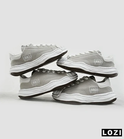 کفش کتانی مردانه طوسی ADIDAS BLAKEY LOW SNEAKER