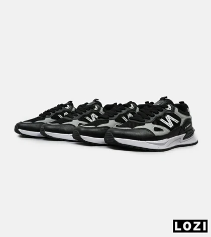 کفش کتانی مردانه مشکی طوسی NEW BALANCE yg niubailun
