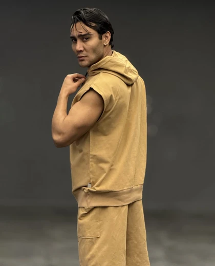 رکابی هودی کلاه دار جردن (Jordan) پارچه دورس گلکسی