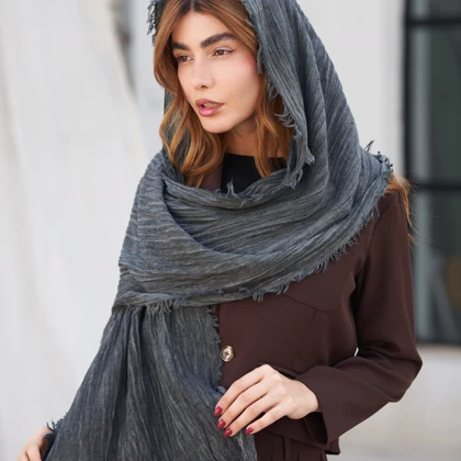 شال نخی دورریش سیمپل 20685