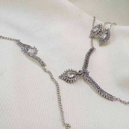 سرویس کامل برند شین مدل «اشک الماس» | نسخه سیلور (رادیوم) با گارانتی 1 ساله