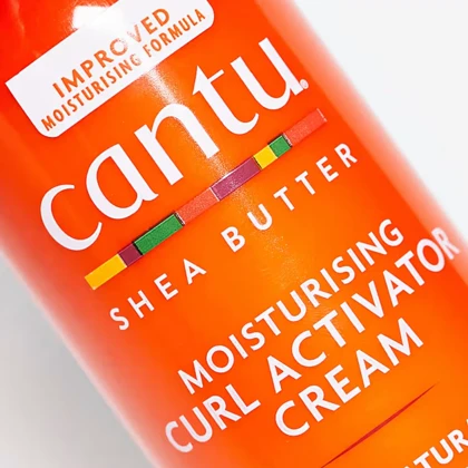 کرم اکتیویتور مرطوب کننده موی فر کنتو Cantu اصل حاوی شی باتر حجم 355ml