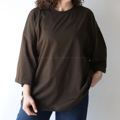 تیشرت بیسیک لانگ مدل 6041