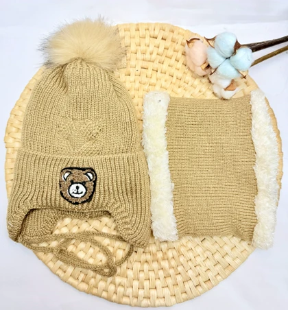 کلاه و شالگردن بچگانه دخترانه و پسرانه