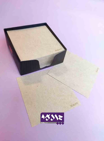 کاغذ یادداشت رومیزی جعبه دار سم