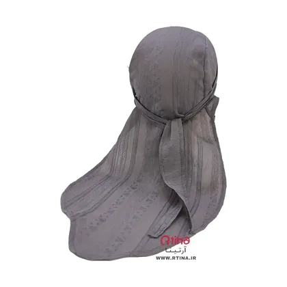روسری دورگ/ سربند دخترانه اسپرت خاکستری