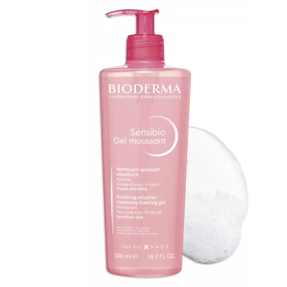 ژل شستشوی صورت بایودرما مدل Sensibio حجم 500ml