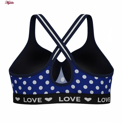 نیم‌تنه ورزشی زنانه ماییلدا مدل بند ضربدری کد 5549