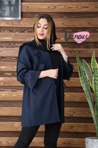 مانتو عروسکی یقه چین