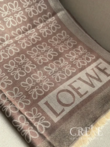 روسری کشمیر دور لمه طرح loewe