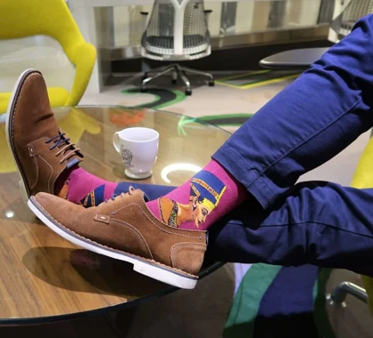 جوراب طرح نفرتیتی مردانه