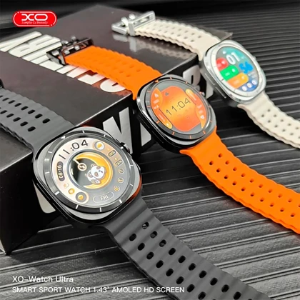 ساعت هوشمند ایکس او XO مدل WATCH ULTRA با بند سیلیکونی