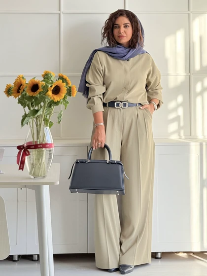 شومیز شلوار ست زنانه grace زنیر