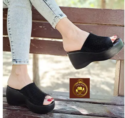 صندل و روفرشی لژدار طبی زنانه مدل شیک