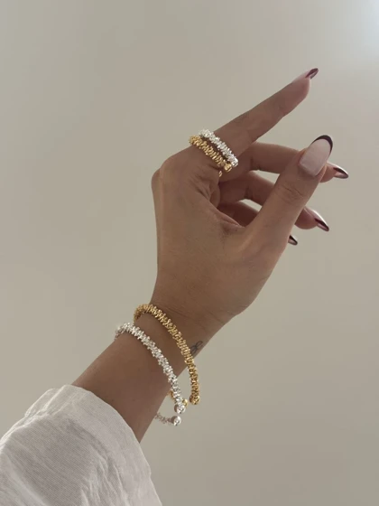 ست کامل وارداتی خاویاری نقره ای