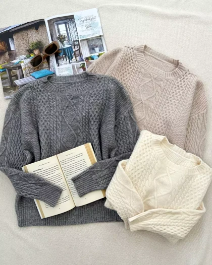 پلیور بافت گرماژ بالا 4 رنگ کد 5334