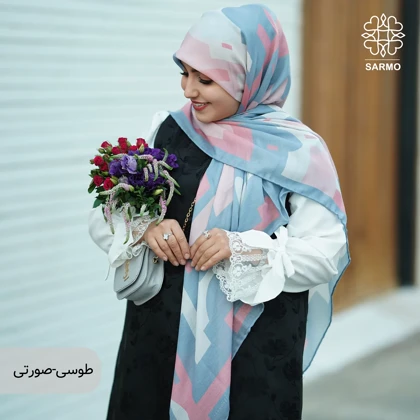 روسری نخ پنبه کوچه نگار