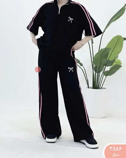 ست نیم زیپ پاپیون 3886