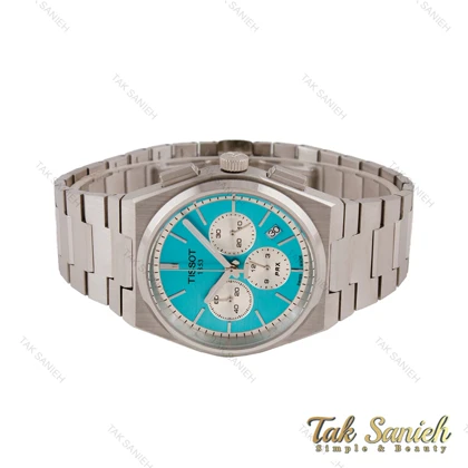 ساعت تیسوت PRX مردانه سه موتوره صفحه تیفانی Tissot-5703-G