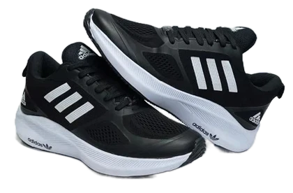 کفش اسپرت و رانینگ زنانه مدل آدیداس شیلد adidasمشکی سفید کد 38