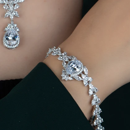 نیم ست نقره دلارز