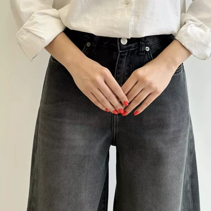 شلوار جین واید لگ 1004367